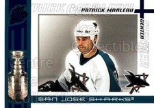 2003-04 Pacific Quest for the Cup Blue #89 Patrick Marleau