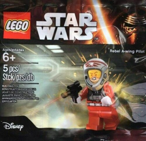 LEGO Star Wars Rebel A - Wing Pilot Polybag Minifigure Minifig Sealed - Picture 1 of 1