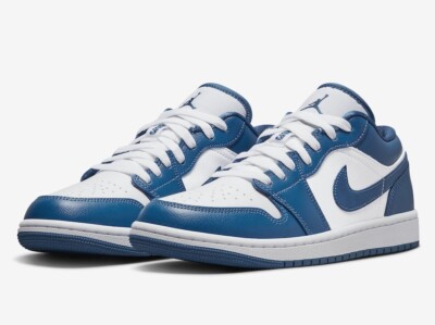NIKE AIR JORDAN 1 LOW MARINA BLUE DC0774-114 SIZE 9.5 WOMENS  Air Jordan 1 Low Marina Blue size 9.5 women’s main image 0
