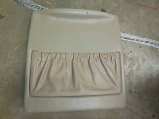 1988 - 1994 BMW E32 740il 735il Tan Left Right Seat Back Cover Panel Pair - Image 3 of 4