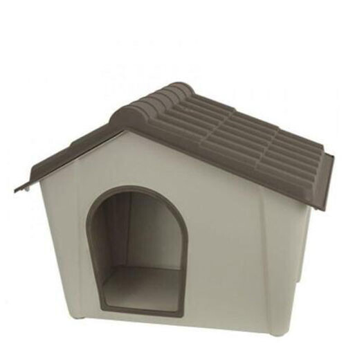 Offerta Cuccia Cani Esterno Plastica 79x59x61H Tortora Economica