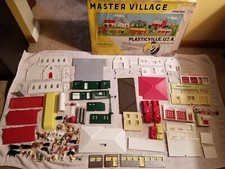 Bachmann Plasticville USA Master Village in Box 5900-998 1950s