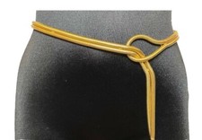 Christian Dior Vintage Gold Metal Tassel Belt Signed