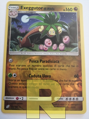 Exeggutor di Alola   Team Game 115/181   Reverse Foil   Pokemon Italian
