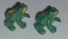 Lead Frogs Miniatures. Made by Johillco of England. 2 Lead Frogs