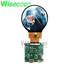 2'' 480x480 Round IPS LCD Screen Capacitive Touch Panel Display HDMI DIY Module