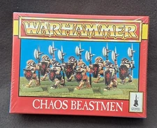 Chaos Beastmen with Halberds - Monopose Warhammer Fantasy GW - Sealed in Box