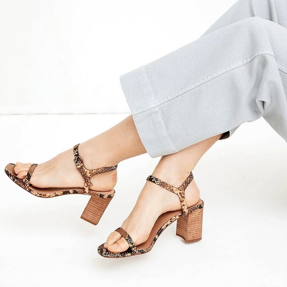 APL Madewell The Hollie sandali in pelle donna 9 serpenti in rilievo boho chic eclettici