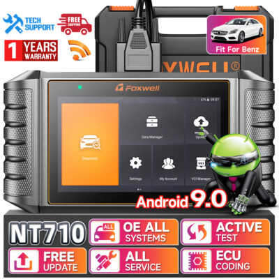 Foxwell NT710 Profi KFZ OBD2 Scanner Diagnosegerät Fehler Auslesegerät für Benz