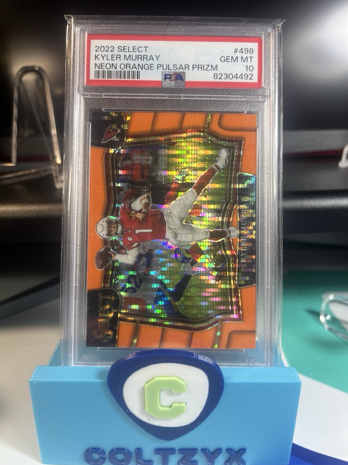 2022 Panini Select Kyler Murray Field Level Orange Pulsar Prizm #6/7 Cardinals