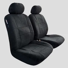 Black Seat Covers Faux Sheepskin For FORD EXPLORER SPORT TRAC 2001-2005