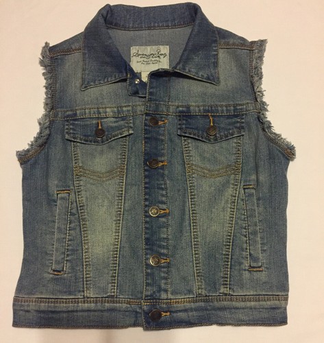 American Rag Cie Womens Denim Jean Vest 