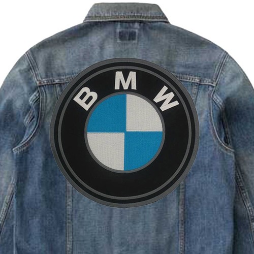 BMW German Car Motorcycle Large Size 10.0"x10.0" Sew Embroidered Iron On Patch - Picture 7 of 13