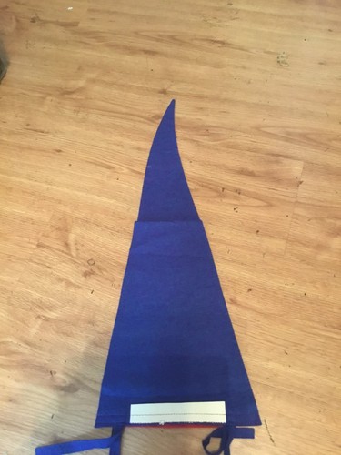 KANSAS UNIV. JAYHAWKS COLLEGE FOOTBALL VINTAGE WOOL FELT PENNANT COLLEGIATE - Picture 4 of 4