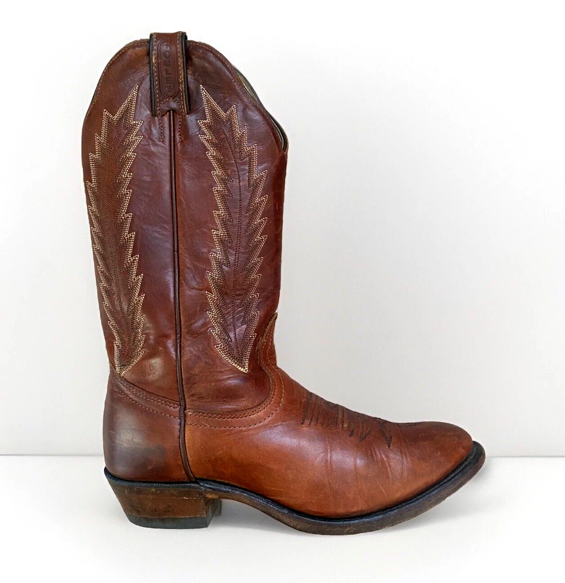 8604 Bottes Boulet Western Country Bout Pointue Marron Femme | La Joya Western Strasbourg2