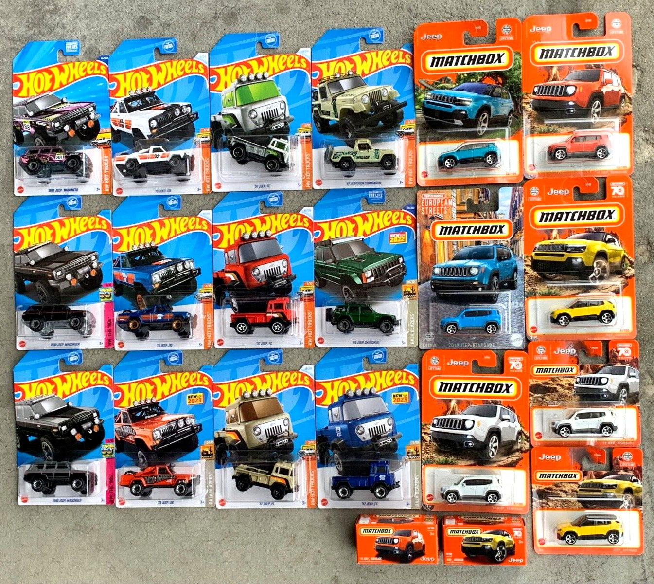 2025-2020 Hot Wheels & MBX Jeep Selections. - New Jeeps 10/01!!