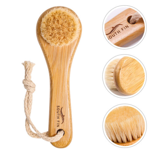 Cleaning Scrubber Horse Hair Face Brush Gentle Exfoliating Care Miss - Picture 1 of 12