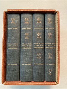 The World of Mathematics 4 Volume Set in Slipcase James R. Newman 1956 1st ed | eBay