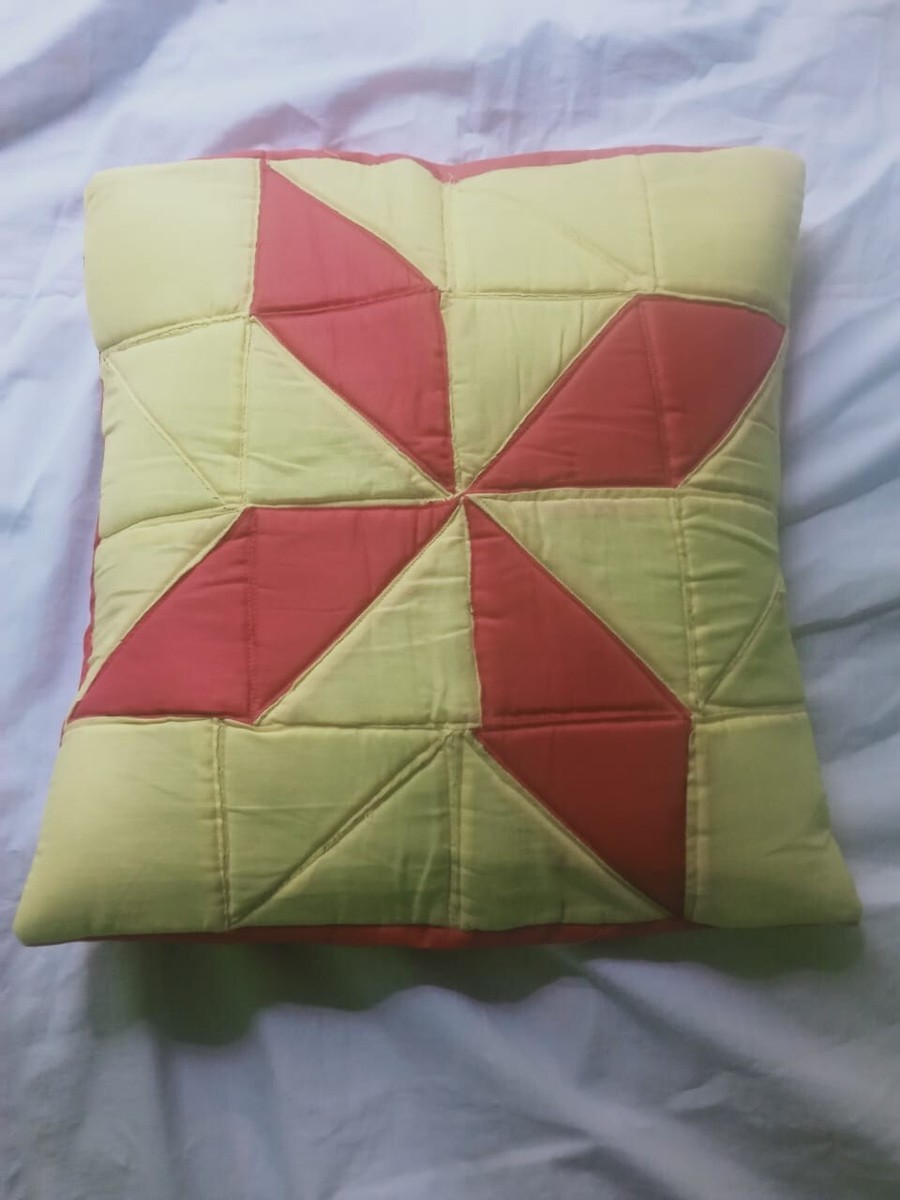 hobo / ARMY CLOTH  PATCHWORK CUSHION /OV hobo / ARMY CLOTH PATCHWORK CUSHION /BG hobo / ARMY CLOTH
