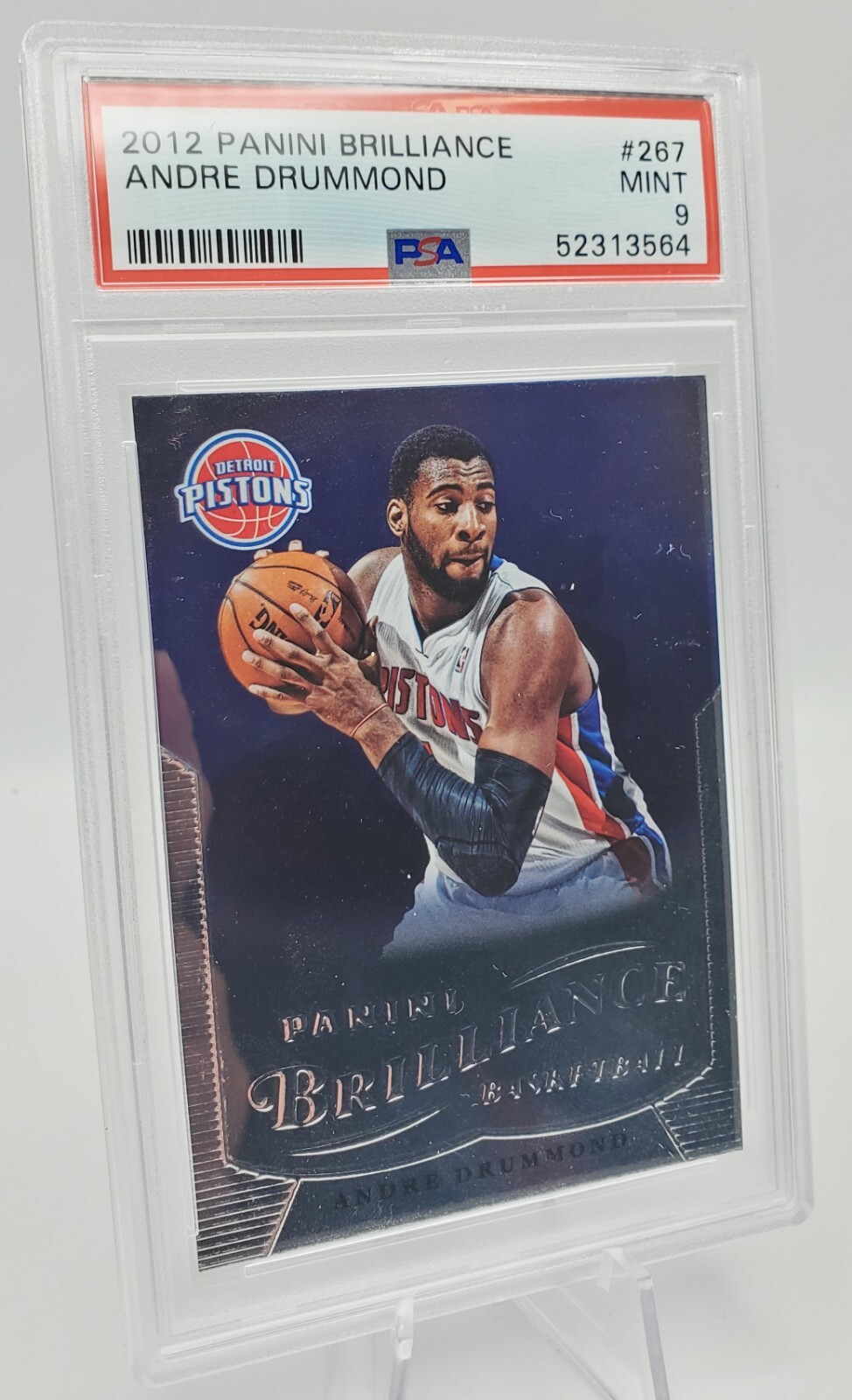 2012-13 Panini Brilliance #267 Andre Drummond PSA 9 MINT Rookie RC Pistons