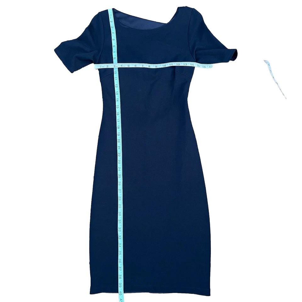 Bailey 44 'Claudia Dress' blue lined stretch cut out sz M $180 Bodycon Mob Wife - Image 4 of 4