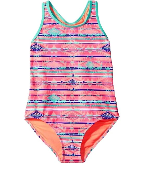Una pieza traje de baño de Una Pieza Multicolor Para Niñas