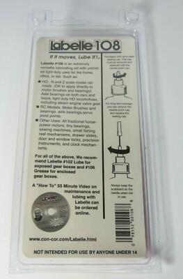 Lubrificante Locomotive Olio Multiuso Sintetico Leggero Labelle 108 Per Locomotive Modellistiche Scala Z, N, OO, HO Labelle Lubrificante - Foto 5