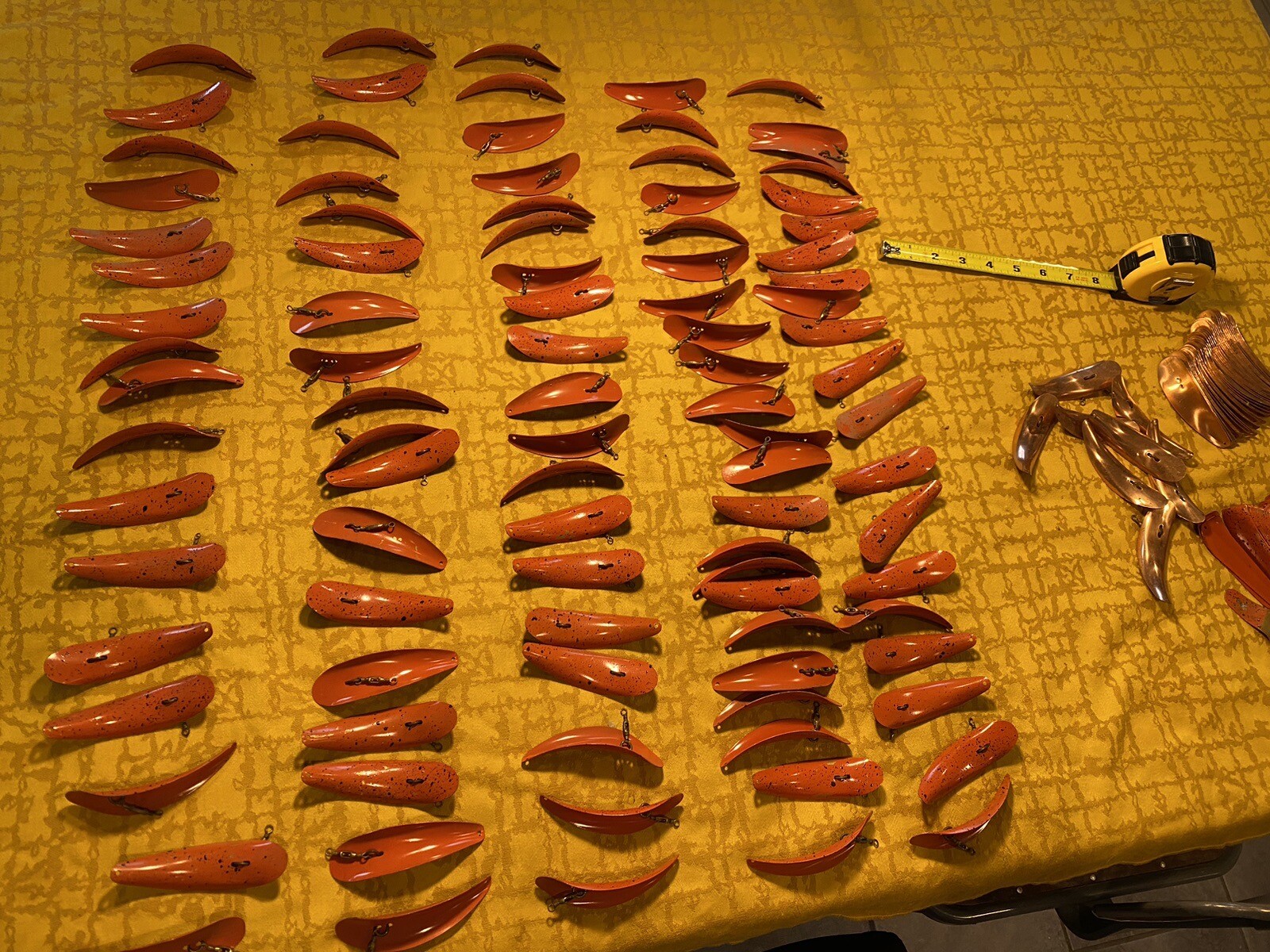 175+ DAN BOONE WIGGLER WOBBLER SPOONS FISHING LURE BAIT WITH MISC HOOKS SWIVELS - Image 9