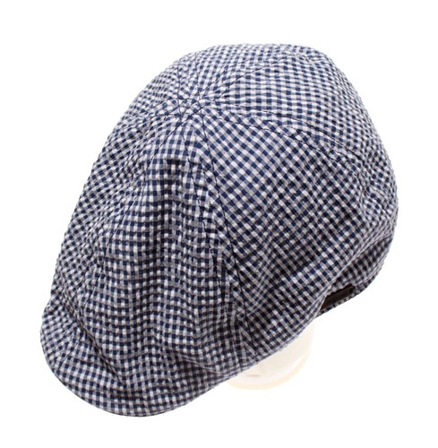Y2K Plaid Newsboy Cap Fashionista Glam HSM Black White Gray  display picture 2