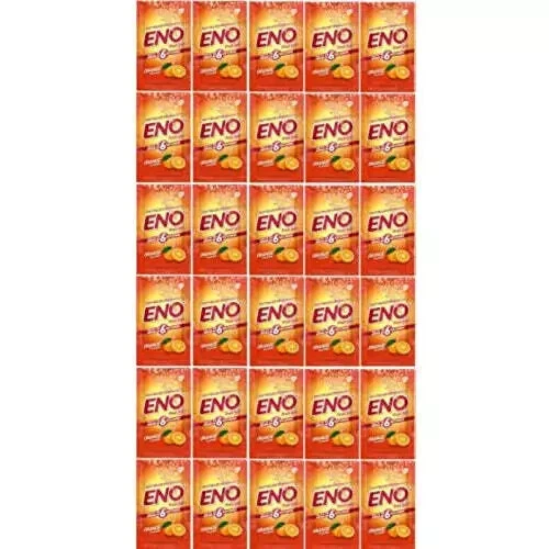 Polvo antiácido de sal de frutas naturales Eno - sabor naranja 30x5 g sobres envío gratuito Foto 3 de 3