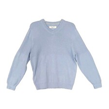 Tommy Bahama IslandZone Pullover Sweater Womens Small Light Blue - EUC