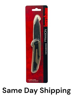 Kershaw - Fraxion CARBON FIBER & Tan G-10 KVT BEARINGS Flipper Knife 1160TANBW