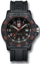 Luminox XL.8895.F Black OPS 45mm Swiss Made Quartz Rubber Strap Watch 