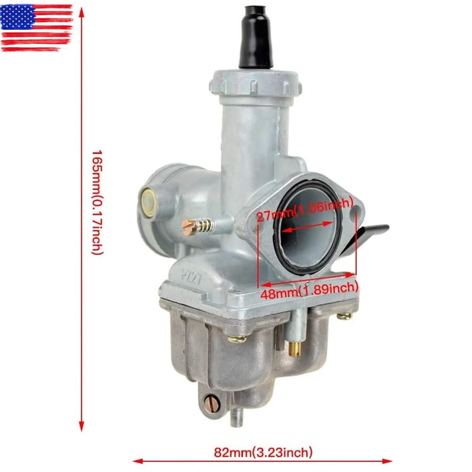 Carburador y filtro de aire para Honda ATC185 ATC185S ATC200S ATC200 ATC200X Foto 4 de 4