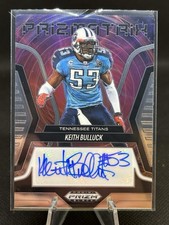 Keith Bulluck 2025 Prizm Black #PS-KBK Prizmatrix Signatures Auto Titans