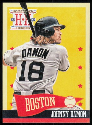 2013 Panini Hometown Heroes Johnny Damon Boston Red Sox #25