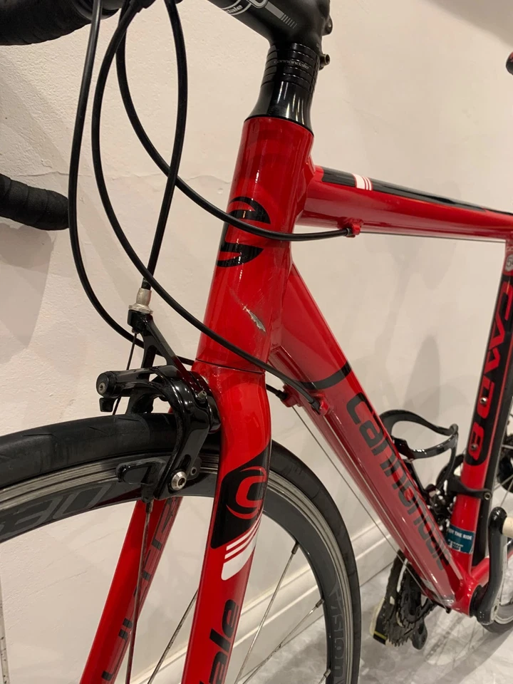 Cannondale CAAD8 Road Bike 54 cm 700C Aluminium Rim Brake Drop Bar White, photo 2 of 5