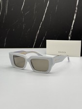 NEW GUCCI GG1529S 004 WHITE UNISEX SUNGLASSES