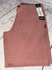 O’NEIL Reserve Light Checked 19” Hybrid Short Sz 32 RDF Standard Fit Above Knee