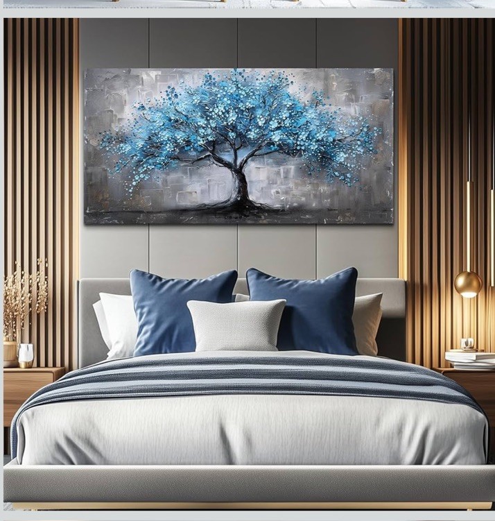 Canvas Wall Art For Living Room Framed Wall Decorations For Bedroom Office Wa...