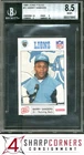 1989 LIONS POLICE #11 BARRY SANDERS RC HEISMAN HOF BGS 8.5