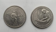 ILLINOIS 2003 & Marsh-Billings-Rockefeller, Vermont 2020 Quarters Circulated