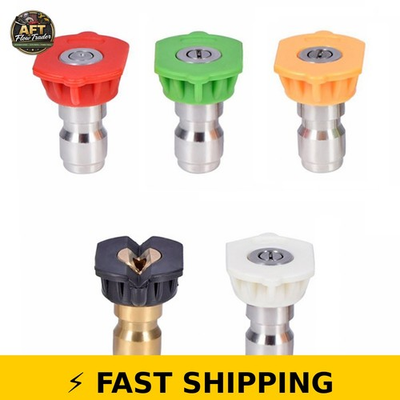 #ad Twinkle Star Pressure Washer Nozzle Tips Set 1 4 Inch 5 Degrees $19.99