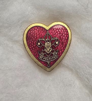 Vintage Boy Scouts ''Be Prepared'' Life Scout Rank Parent's Lapel Pin