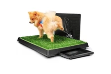 Hompet Dog Grass Pad with Tray Large, Puppy Turf Potty Reusable Training Pads...