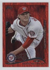 2014 Topps Red Hot Foil Ross Detwiler #245 4j3