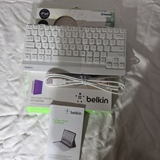 Belkin YourType Folio Keyboard Bluetooth Detachable for iPad 2/3/4 White