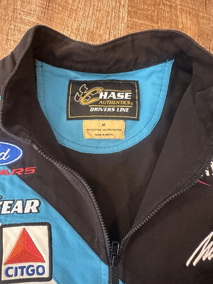 Camisa de Corrida Vintage NASCAR Pfizer - Mark Martin/Roush Racing Tamanho Médio - Imagem 3 de 4