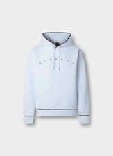 Image of Hackett London Hackett Sport Sport Club Hooded Sweat Optic White M-XL RRP £160