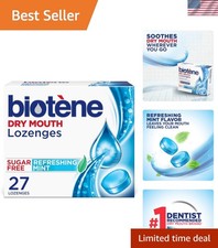 Fresh Breath with Biotene 27 Count Dry Mouth Lozenges - Mint Flavor, 10 Calories
